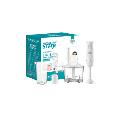 Štapni mikser Winning Star ST-5552-WH 600W, bijeli, s 4 funkcije