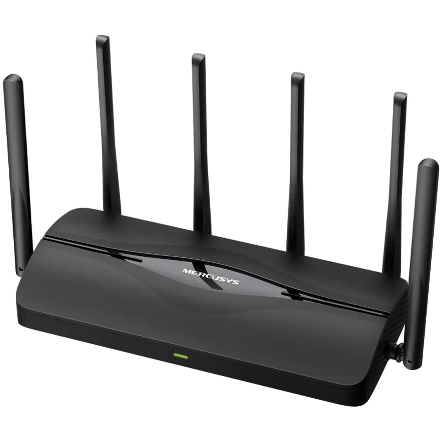 Mercusys MR37BE BE6500 Dual-Band Wi-Fi 7 Router, 688 Mbps at 2.4 GHz + 5760 Mbps at 5 GHz, 6x Ext. Antennas
