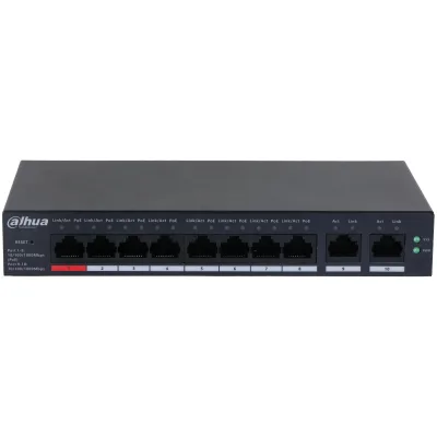 Dahua switch PoE 10-portni (8+2) neuparivi gigabitni CS4010-8GT-110