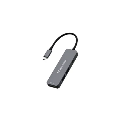 USB-C multiport hub Verbatim, HDMI, USB-C PD, USB-A, USB-A 3.2 Gen1, Essentials