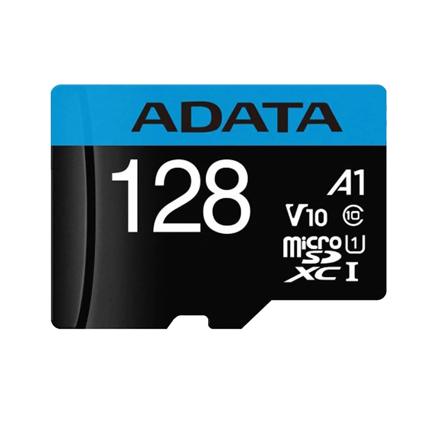 Adata SD Micro 128GB Premier UHS-I Class 10 / V10 100/25 Mbps AUSDX128GUICL10A1-RA1