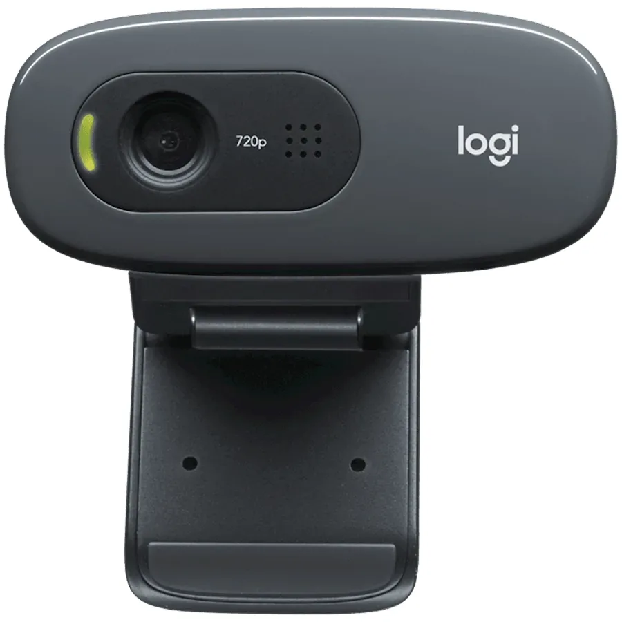 Logitech C270 HD Webcam - BLACK - USB
