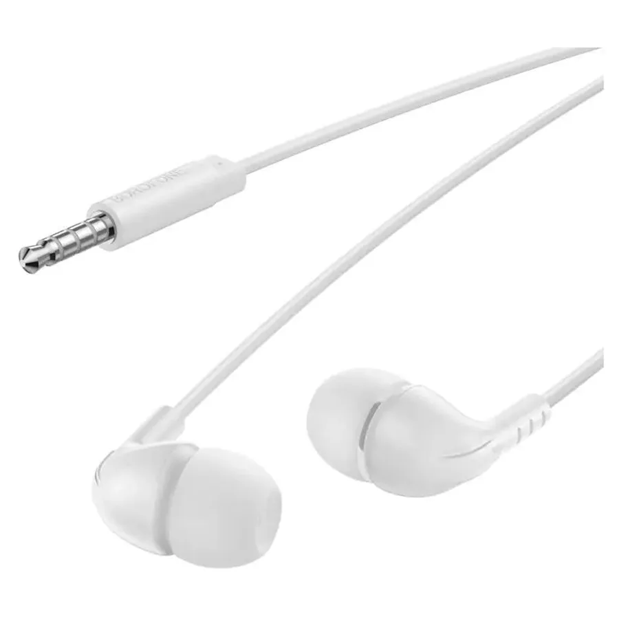 Borofone Slušalice sa mikrofonom 3.5mm BM83 Craft universal white