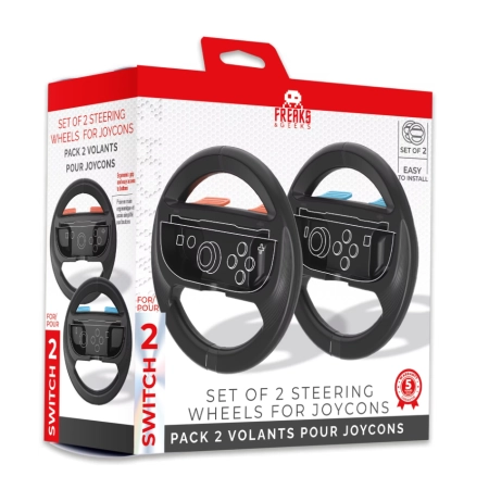 FreaksandGeeks Freaks Switch 2 Joy-Con Wheel Pair