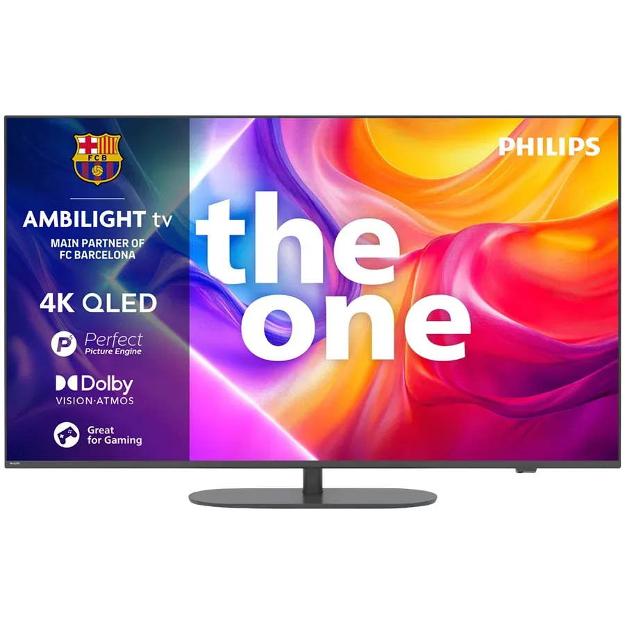 Philips TV LED 65PUS9010/12, The One, QLED AMBILIGHT 4K TV, 164 cm (65"), 144Hz, VRR