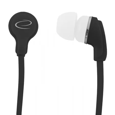 Slušalice ESPERANZA NEON In-Ear Amplified BASS, black, 2x spare rubber pads EH147K