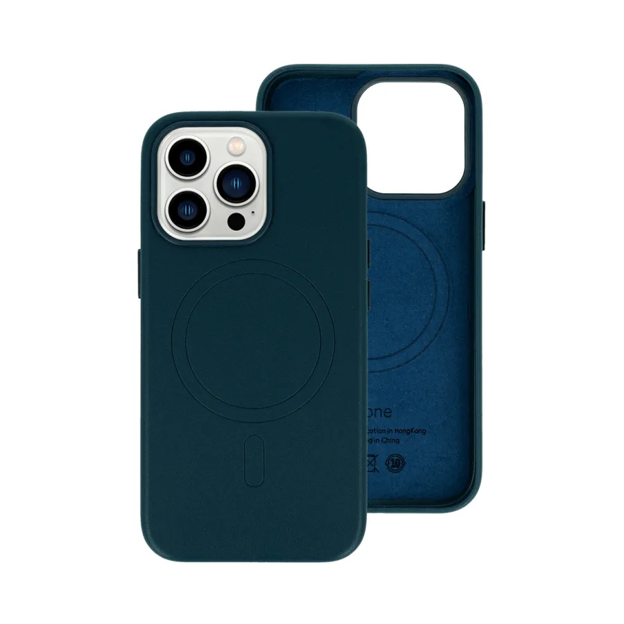 Apple MAGSAFE KOŽNA FUTROLA ZA IPHONE 13 PRO NAVY