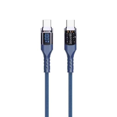 Gigatech C na C kabel XB811 1m 100W, s LED display-om, plavi