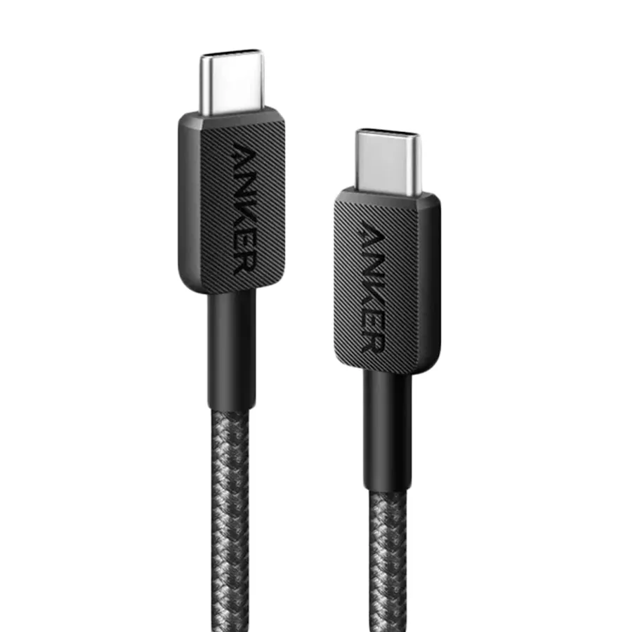 Anker 322 USB-C to USB-C Cable 90 cm Braided Black