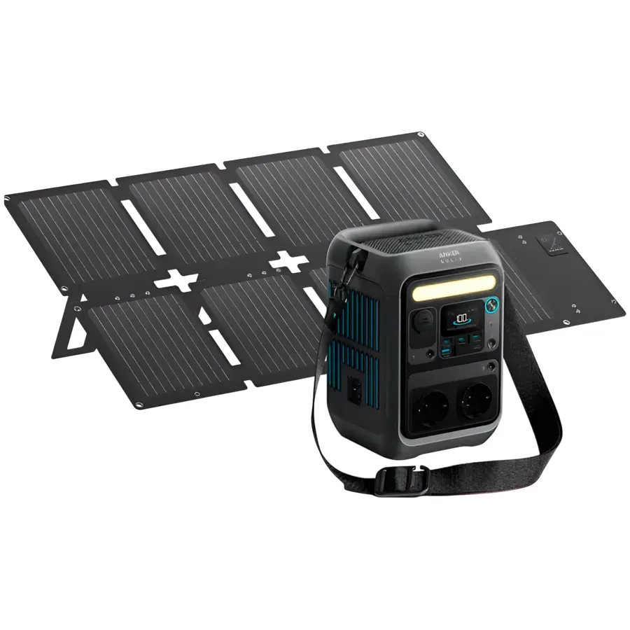 Anker SOLIX C300X DC plus PS60 Portable Solar Panel