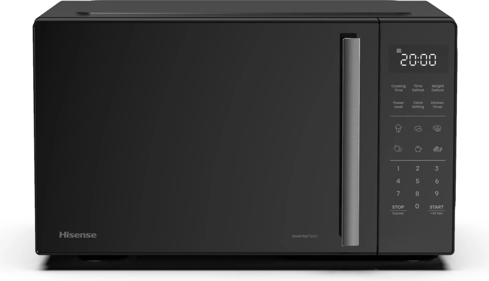 Hisense Mikrovalna pećnica 23 l, 900 W, Inverter, Kontrola dodirom, Crna H23MOBS4HI