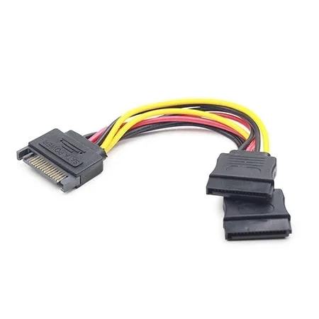 Gembird Kabl napojni interni, SATA to 2x SATA CC-SATAM2F-01 15cm power cable