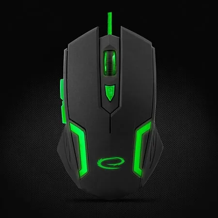 Miš ESPERANZA GAMING FIGHTER 6D MX205 GREEN, 2400dpi, ergonomic, EGM205G