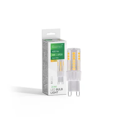 LED žarulja Green Tech 4W, 3000K, G9, IP20, San`an chip