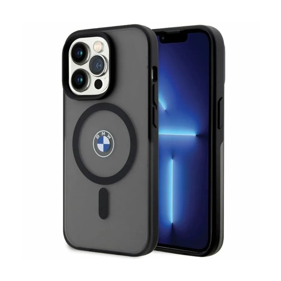 Apple ORIGINALNA MASKA BMW SIGNATURE MAGSAFE BMHMP14LDSLK ZA IPHONE 14 PRO CRNA