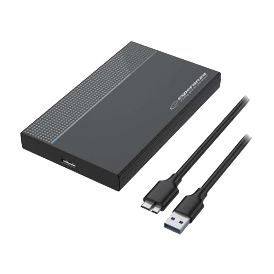 Esperanza Kućište za externi 2,5" HDD EXTERNAL HDD/SSD CASE FOR 2.5" HDD, EBA102, USB standard: 3.2 Gen 1