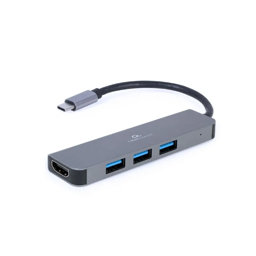 Gembird Docking station USB adapter Type-C to HDMI + USB HUB 3.2 A-CM-COMBO2-01