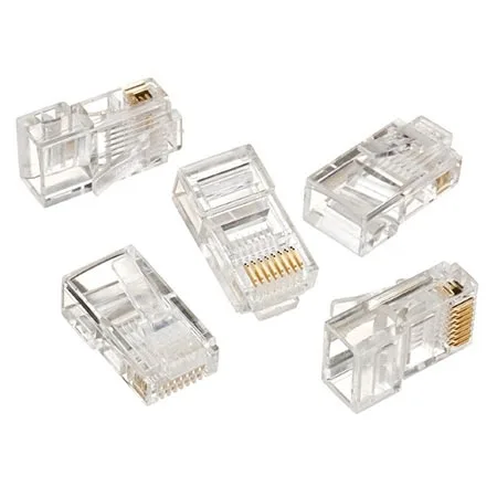 Gembird UTP konektor 100 komada RJ45, cat.5 8P8C, 30u gold plated, LC-8P8C-001/100