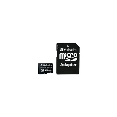 Memorijska kartica MicroSDXC Verbatim 256GB, (C10) UHS-I, sa adapterom, premium
