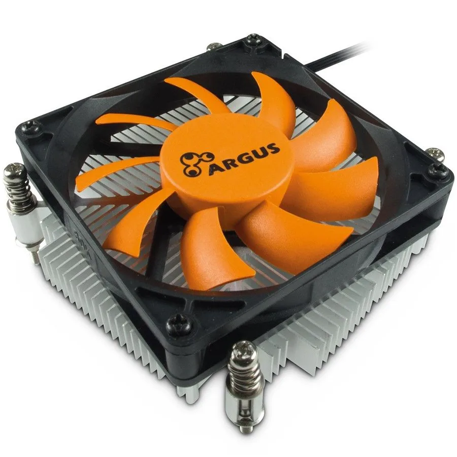 Inter-Tech CPU cooler Argus T-200, Intel 1150, 1151, 1155, 1156, 1200, 4pin PWM, 80mm fan, TDP up to 85W