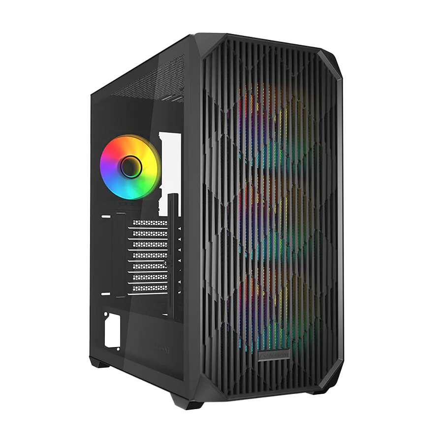 Kućište SHARKOON gaming, AK3 RGB Black ATX, ventilator 4x120mm