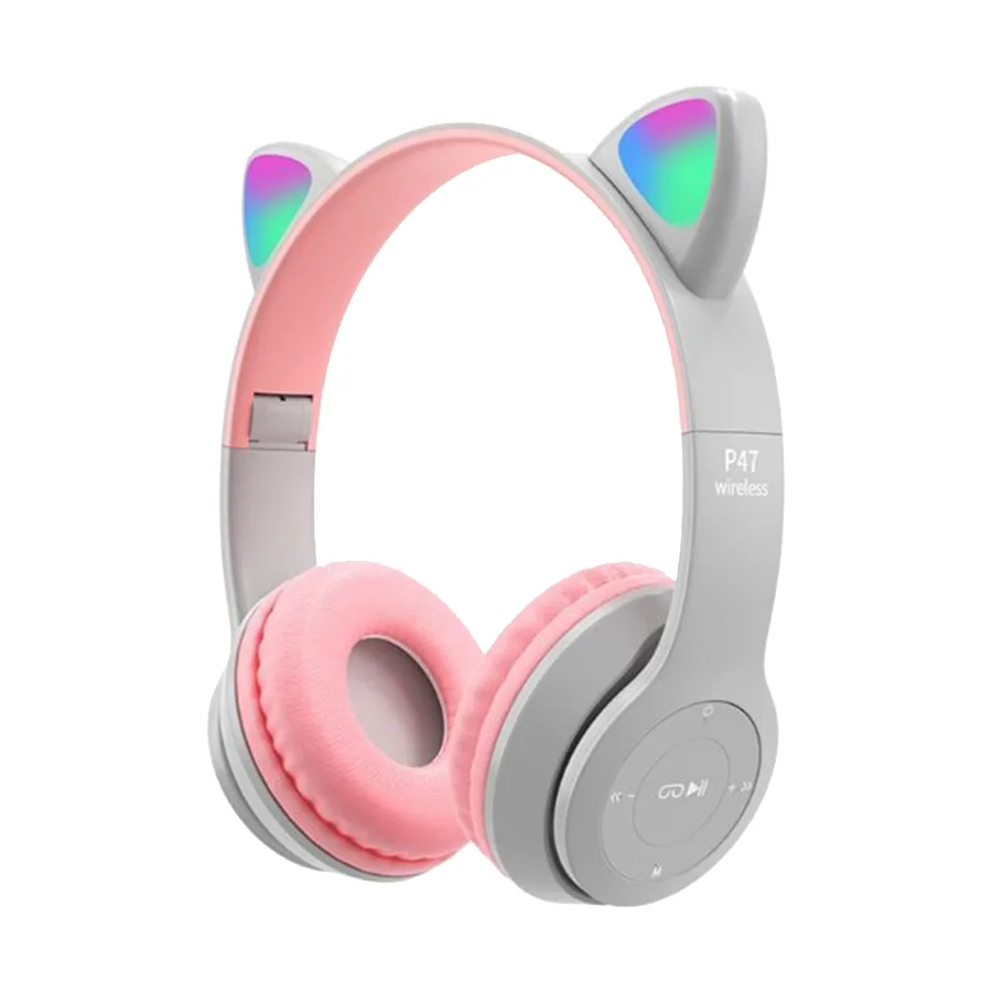 Slušalice za djecu bluetooth cat P47M pink