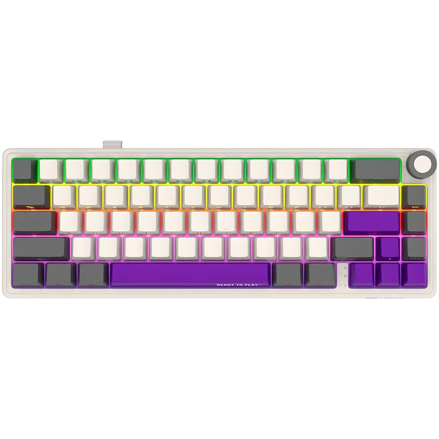 Lorgar KBP70MW, Wireless 65% Mechanical Gaming Keyboard Pro, Beige, CZ/SK layout