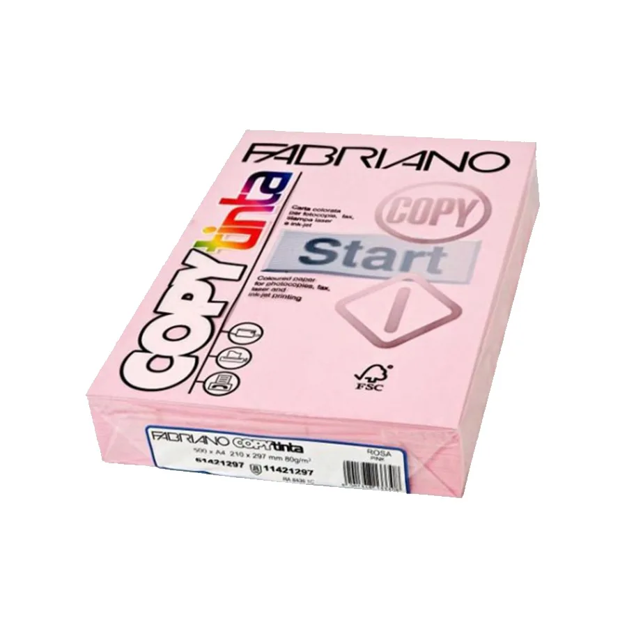 Fabriano PAPIR COPYTINTA A4 80g ROSA 500/1