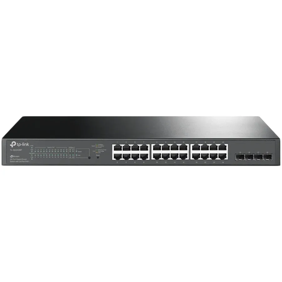 TP-Link SG2428P Omada 28-Port Gigabit Smart Switch with 24-Port PoE+