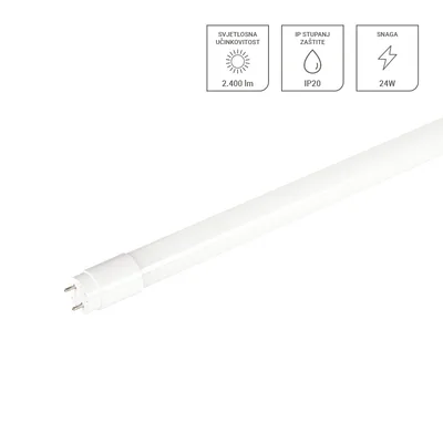 LED cijev Green Tech 150cm, 24W, 6000K, sa starterom