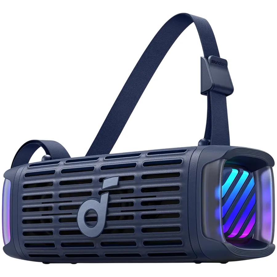 Anker Soundcore Boom 3i Blue IP68 Dust and Waterproof, 16Hrs Playtime, 5x Saltwater-Resistant