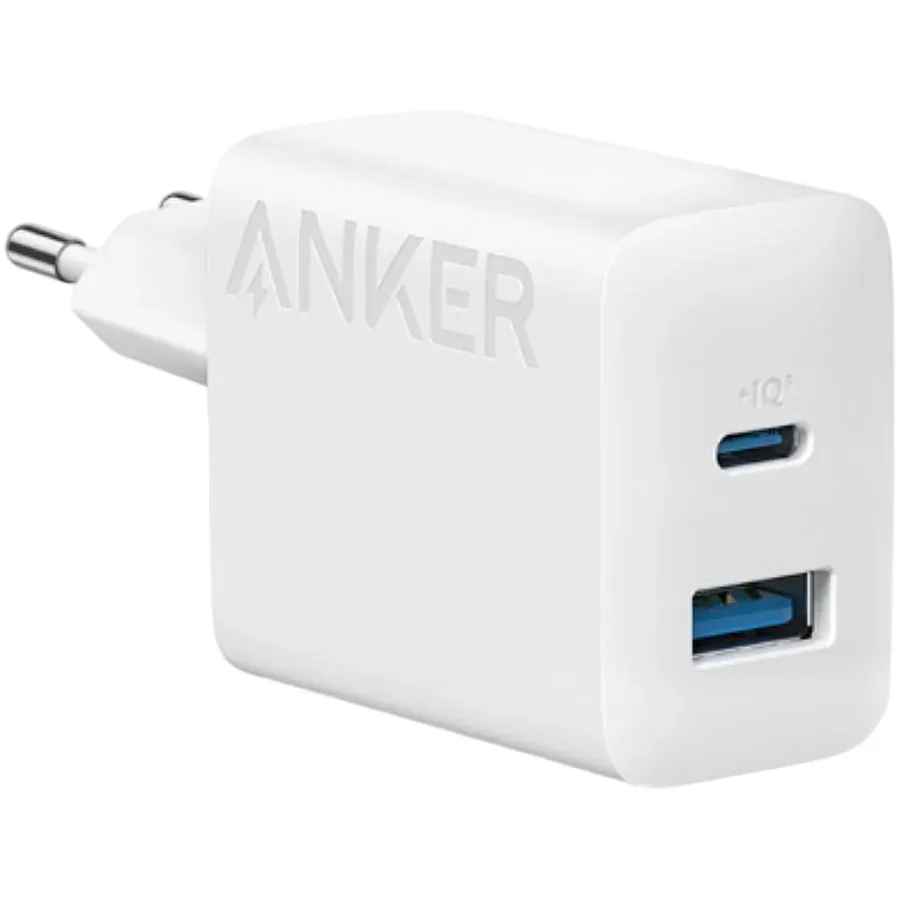Anker 20W Wall Charger (2 Ports) White