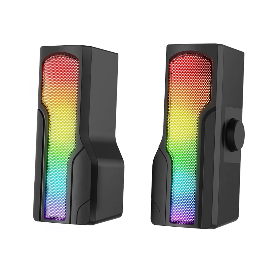 Zvučnici 2.0 gaming RAMPAGE Arty X13 Bluetooth 3W*2 Multimedia Usb 5V 45dB Gaming Player Speaker with RGB