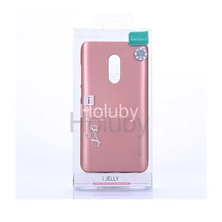 Xiaomi Zaštitna futrola Mercury i-Jelly metal case REDMI NOTE 4/4X PINK