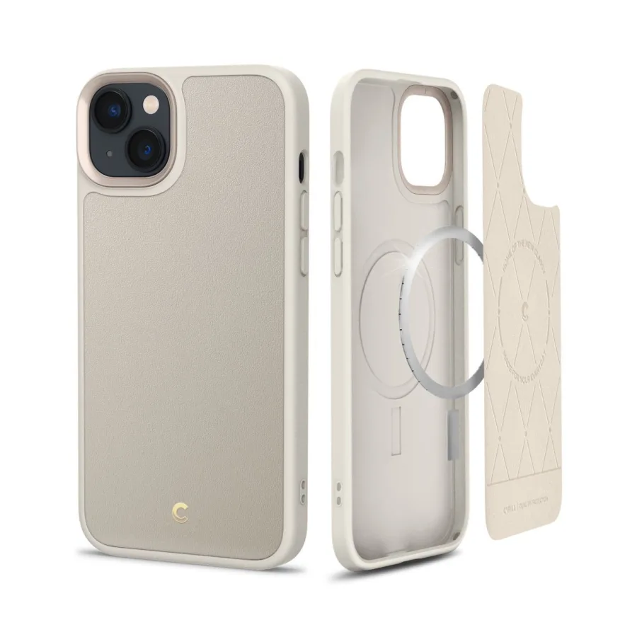 Apple MASKA SPIGEN CYRILL KAJUK MAG MAGSAFE ACS06633 ZA IPHONE 15 PRO MAX - KREM