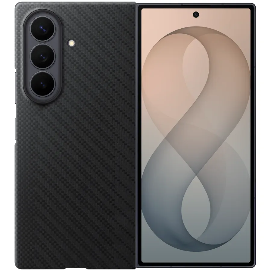 Samsung Galaxy Fold8 Ultra Carbon Magnet Case Black
