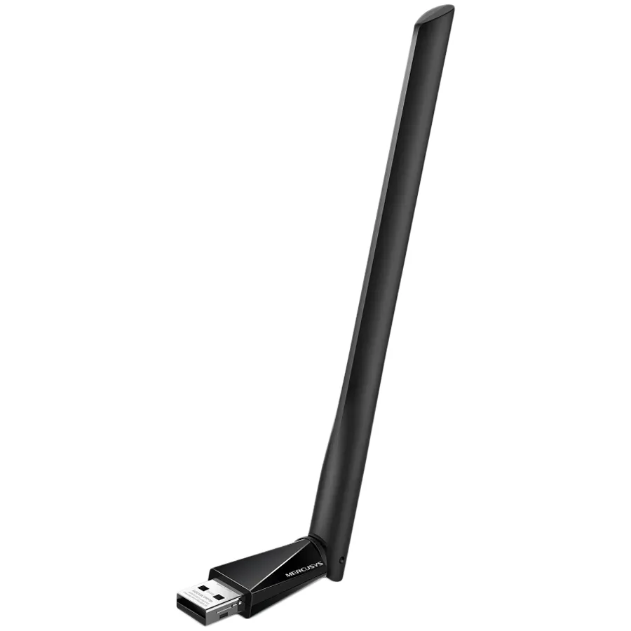 Mercusys MA30H AC1300 High Gain Wi-Fi USB Adapter, 400 Mbps at 2.4 GHz + 867 Mbps at 5 GHz