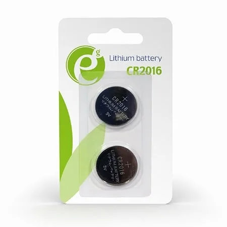 Gembird dugmasta baterija CR2016 lithium 3V 2kom, EG-BA-CR2016-01