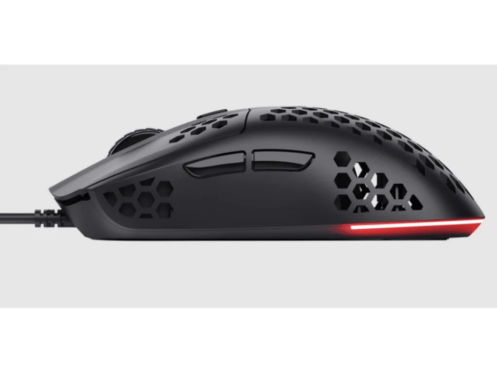 Trust GXT928 Helox RGB gamingmiš, ultra lagan, 6400 dpi, žičani, crni