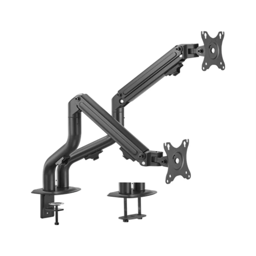 Gembird NOSAČ ZA DVA MONITORA MA-DA2-02 montaža na stol, (tilting), 17”-32”, up to 8 kg