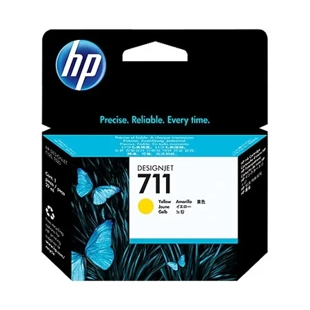 HP Tinta CZ132A Yellow 711 T120 24-in T520 24-in, T520 36-in