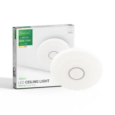 LED plafonjera Green Tech 24W, 4000K, fi 40cm