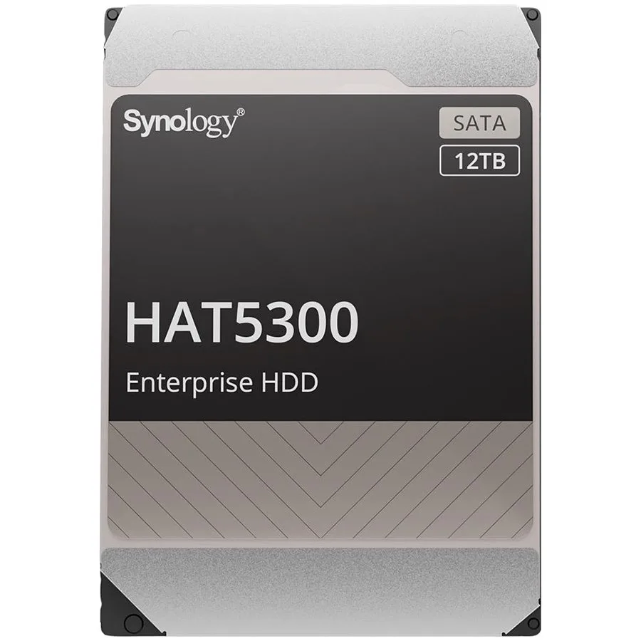 Synology HAT5300-12T 12TB 3.5" HDD SATA 6Gb/s, 7200rpm, Buffer size : 256 MiB, MTTF 2.5M hours, warranty
