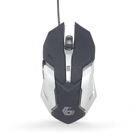 Miš GEMBIRD MUSG-07 USB, optical, gaming, programmable, 6-button, full ergonomic, RGB, 3200