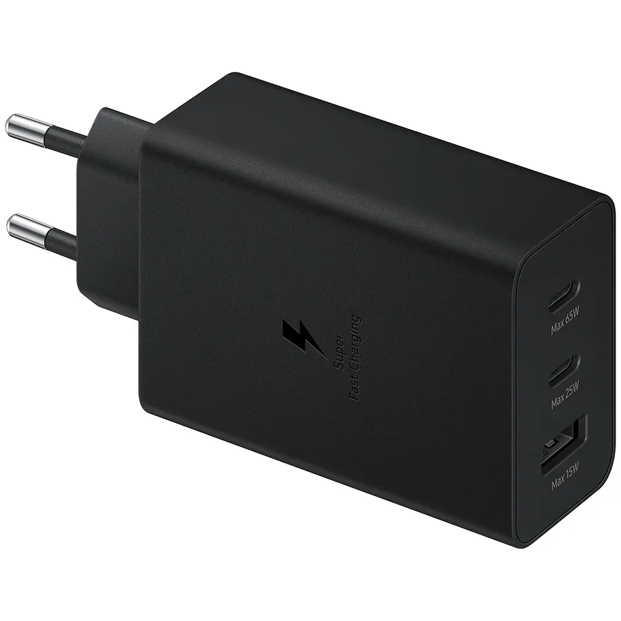 Samsung 65W Fast Charging Wall Charger Black (cable not included)