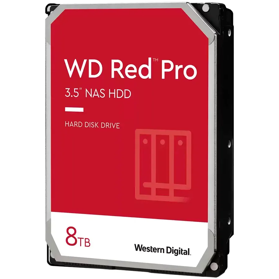 Western Digital HDD NAS WD Red Pro (3.5'', 8TB, 512MB, 7200 RPM, SATA 6 Gb/s)