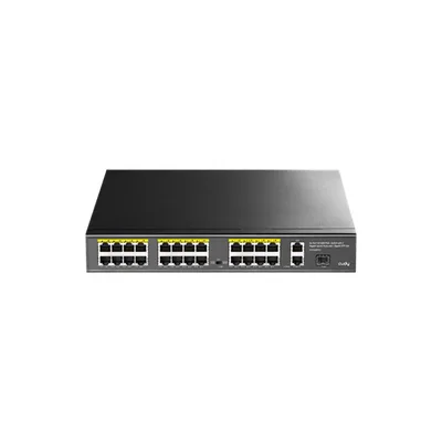 Switch Cudy FA1026PS1, 24-Portni, 10/100M, PoE+, 2x gigabit, 1x SFP, 300W