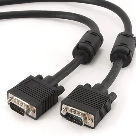 Gembird SVGA kabl, CRNI 1.8m 15M-15M dual-shielded + 2xFerr, CC-PPVGA-6B