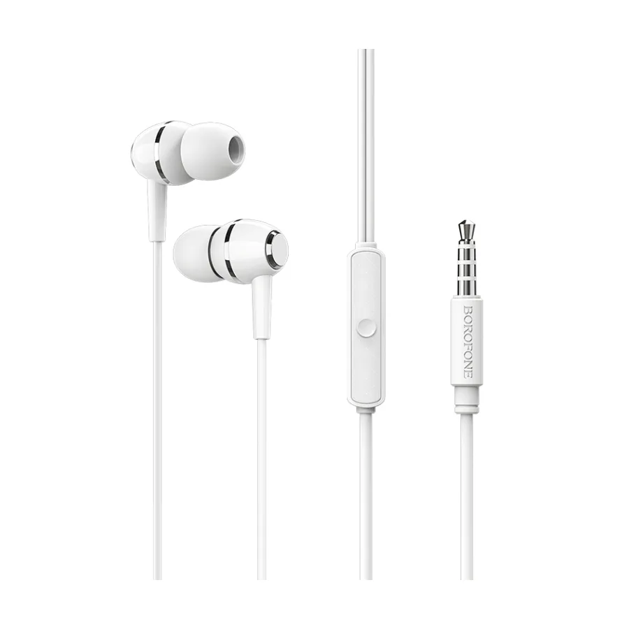 Borofone Slušalice sa mikrofonom 3.5mm BM36 Acura Universal white