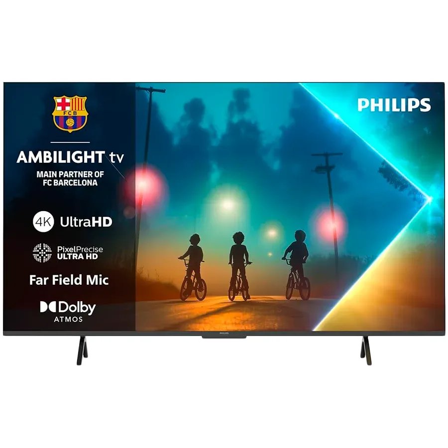 Philips 55PUS8200/12 4K Ultra HD LED AMBILIGHT Smart TV 139 cm (55''), Pixel Precise Ultra HD, HDR10+